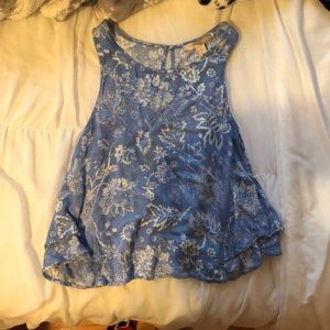 Blue tank top